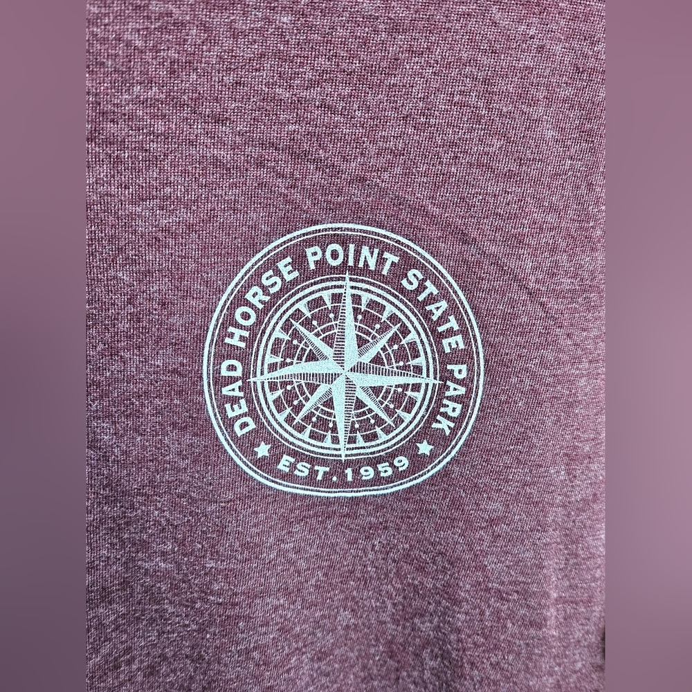 McGovern Outdoor Plum Graphic Dead Horse Point State Park Tee NWT - Picture 3 of 8